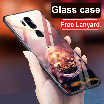 A5 Для LG G7 чехол G7ThinQ звездная звезда закаленное стекло задняя крышка Чехлы LGG7 G7 ThinQ G710 ударопрочный стеклянный чехол для LG G7Thin Q capa - Цвет: A5