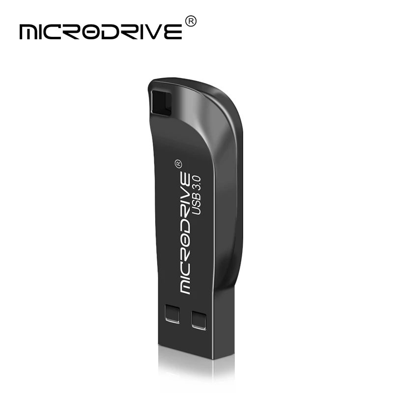 Металлический флеш-накопитель USB 3,0 64 ГБ 32 ГБ 16 ГБ 8 ГБ 4 ГБ флэш-накопитель портативный 128 Гб карта памяти флеш-накопитель - Цвет: Черный