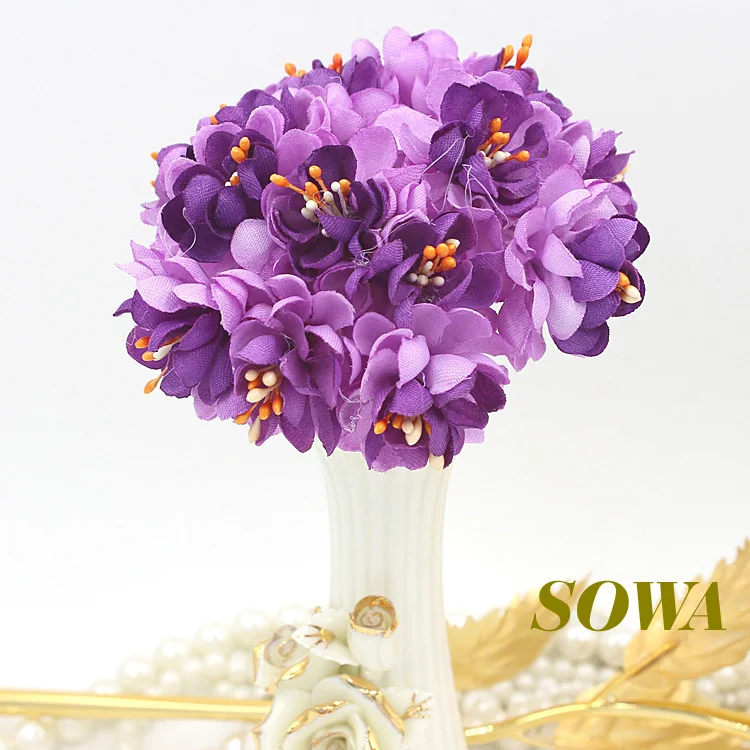 Новинка! Цветочный букет из тутовой ткани 3 5 4 см искусственные яблочные цветы для