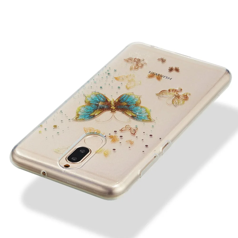 Модный Блестящий чехол для телефона Huawei Mate10lite/mate10 pro/p9lite mini Dynamic Quicksand мягкая