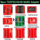 100% Оригинальные адаптеры NAND TSOP32 TSOP40 TSOP48 SOP44 SOP56 адаптер для Xgecu TL866II PLUS MiniProTL866A TL866CS USB-программатор
