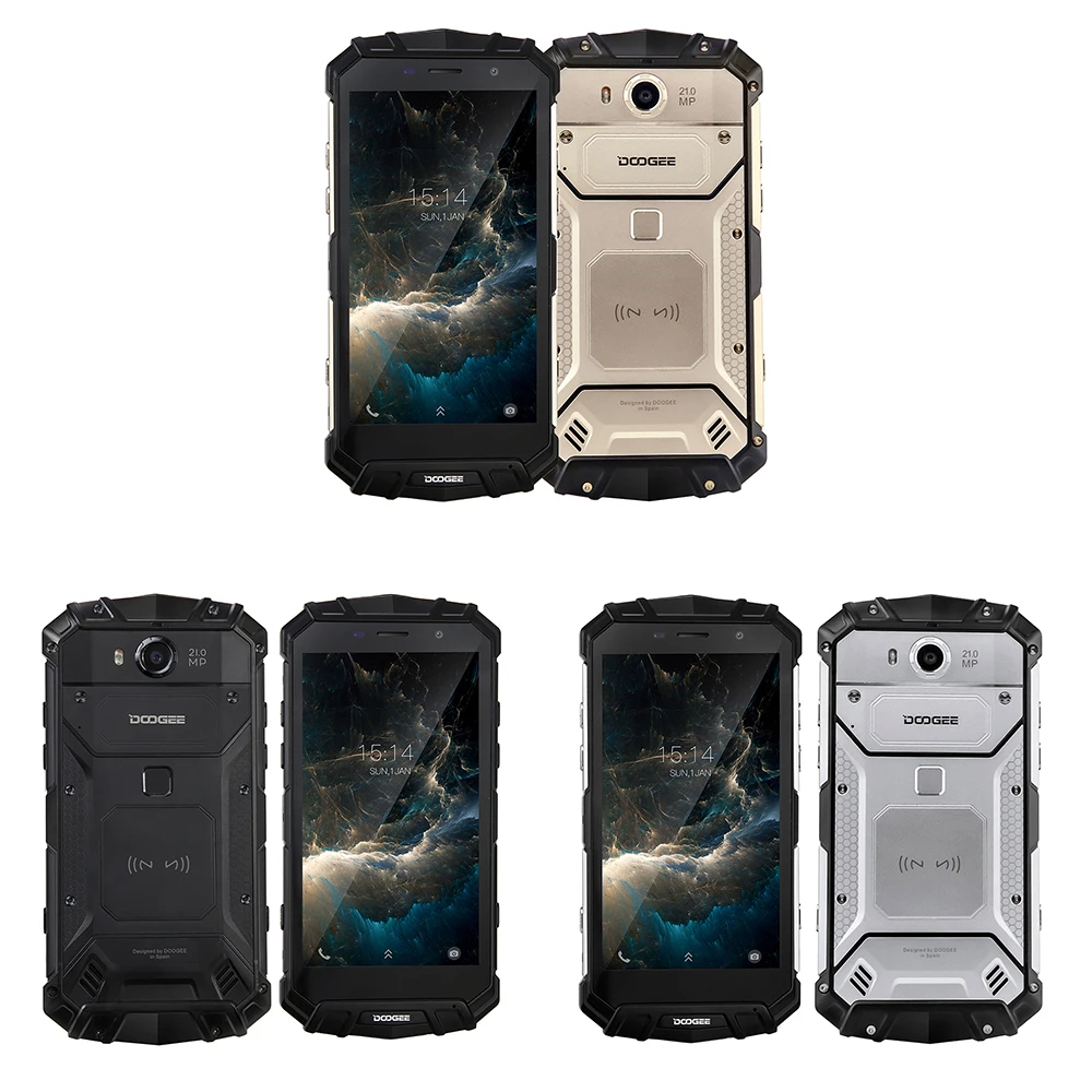 DOOGEE S60 IP68 водонепроницаемый смартфон 6 ГБ + 64 5 2 &quotHelio P25 Восьмиядерный Android 7 0 5580 мАч
