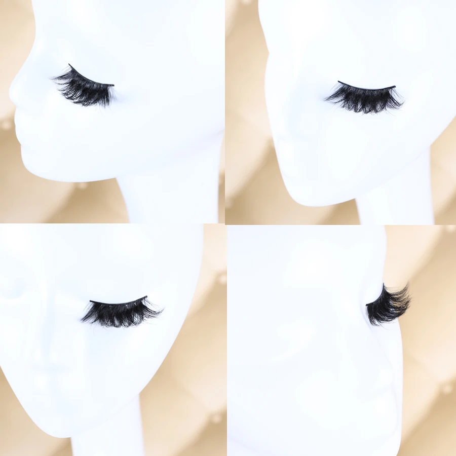 25 мм норковые ресницы 3D Мягкие и Луффи Искусственные три посылка Wispy Lashes Lanflower |
