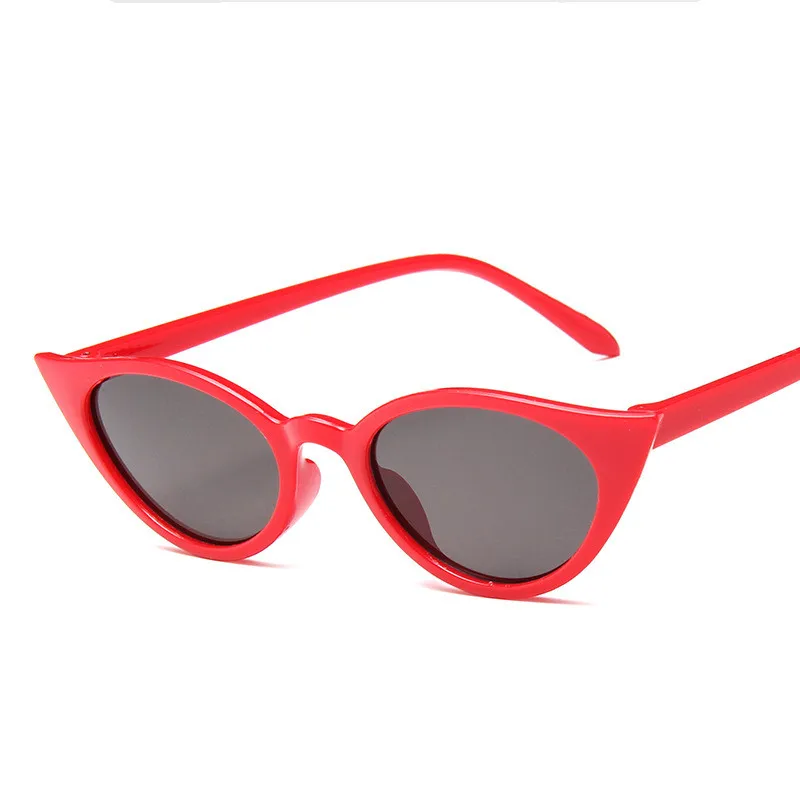 Rgray cateye, женские солнцезащитные очки, высокое качество, модные солнцезащитные очки для женщин, маленькие солнцезащитные очки, женские очки, дизайнерские, брендовые, роскошные - Цвет линз: Rgray