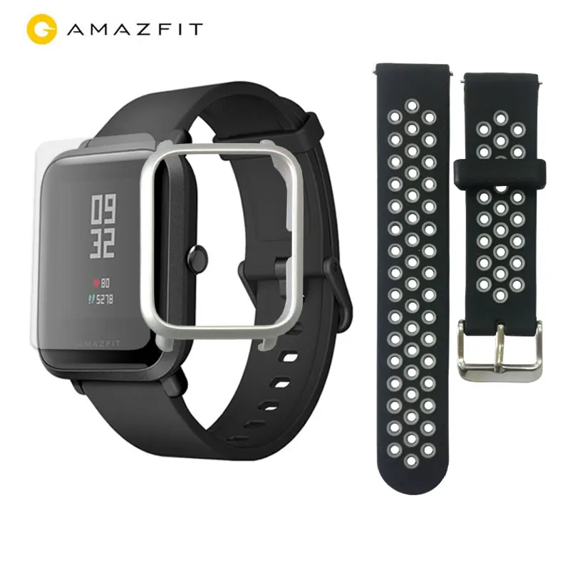 Amazfit Bip Youth SmartWatch английская версия умные часы Huami GPS Android iOS монитор сердечного