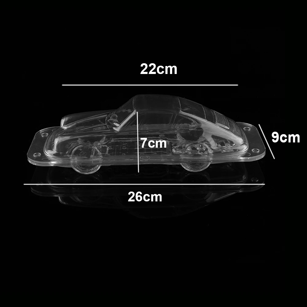 Пластиковая Автомобильная шоколадная Форма 3D DIY Спортивная форма для торта