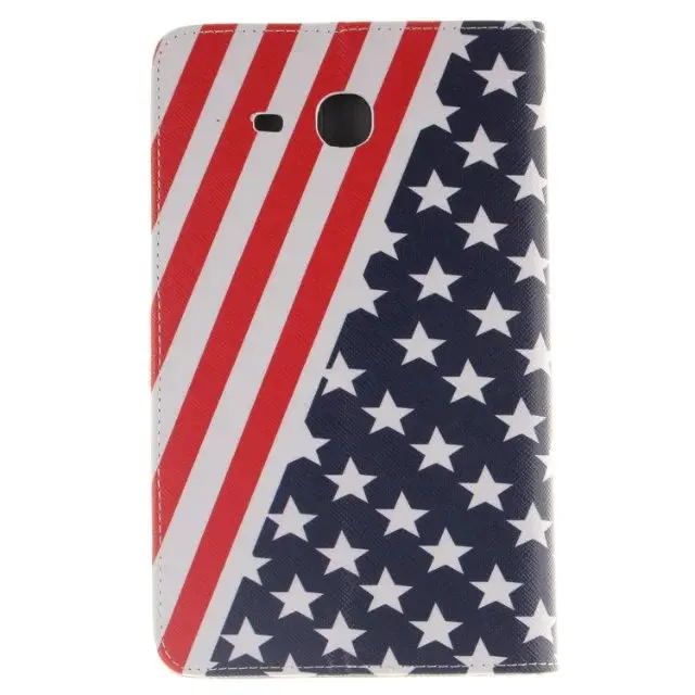 Флип-Стенд PU кожаный чехол Funda Capa чехол мягкий, ТПУ чехол для Samsung Galaxy Tab A 7,0 T280 T281 T285 SM-T280 Coque+ пленка+ ручка - Цвет: cover