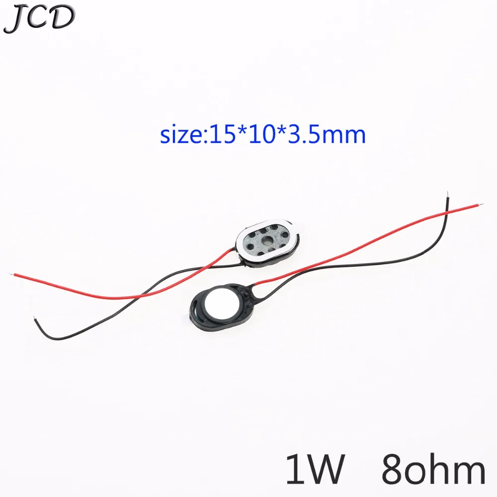 JCD 1 Вт 8 ом 15*10*3 5 мм ПК динамик громкий труба гудок маленький магнитный планшет DIY