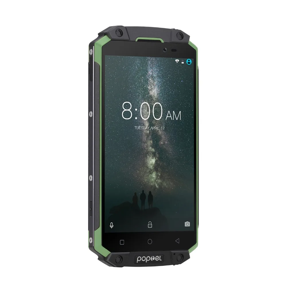 Guophone Poptel P9000 MAX IP68 Водонепроницаемый 4G LTE сотовый телефон Android 7,0 5," FHD 4 Гб ram 64 Гб rom отпечаток пальца 9000 мАч