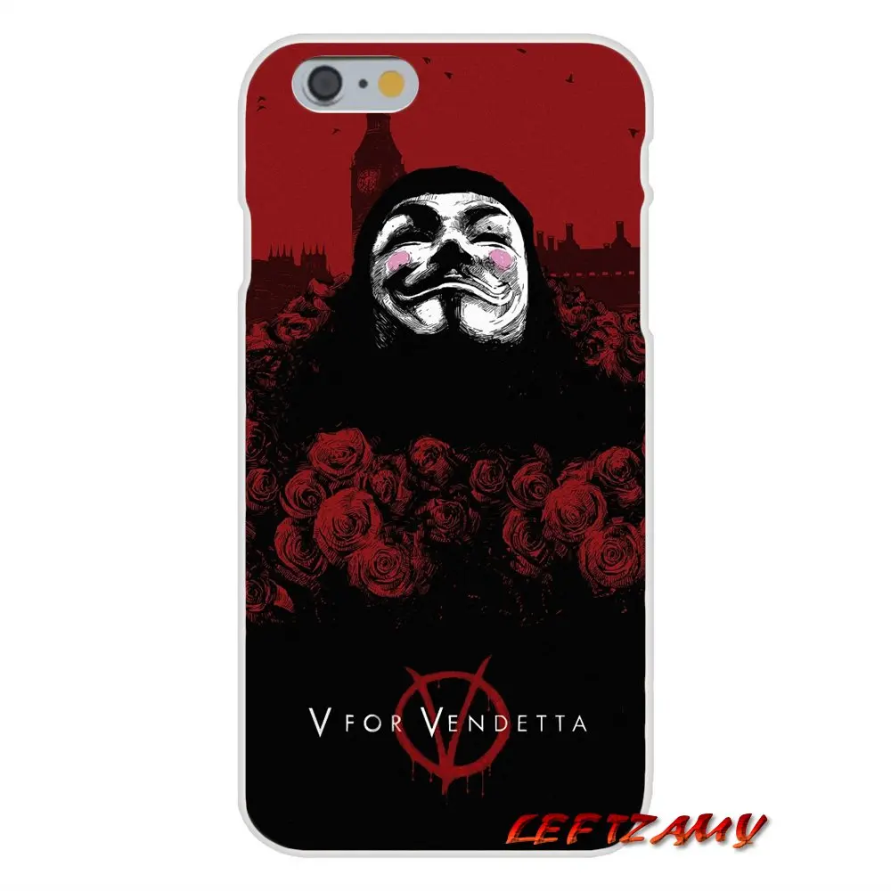 Аксессуары чехлы для телефонов Чехлы iPhone X XR XS MAX 4 4S 5 5S 5C SE 6 6S 7 8 Plus ipod touch V Vendetta cd