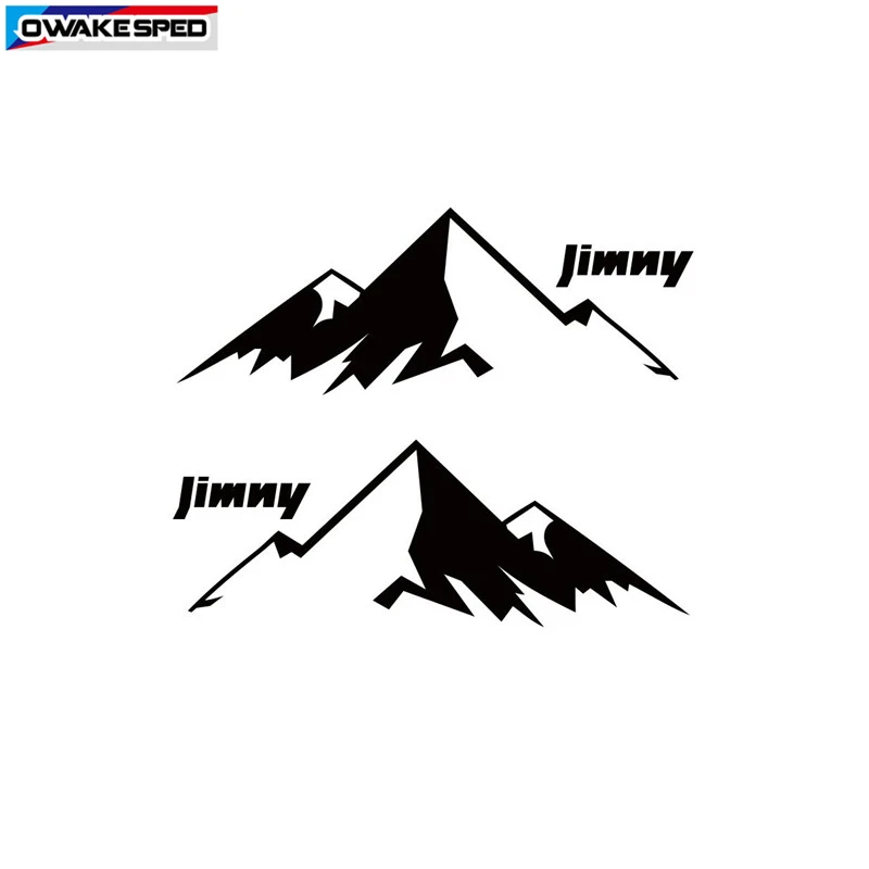 Горная графика виниловая сделка для Suzuki Jimny внедорожный стиль двери автомобиля боковой Декор Стикеры Авто кузова внешние аксессуары