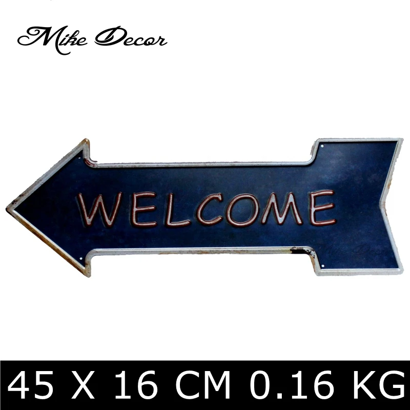 [Mike Decor] выход, винтажная Классическая картина со стрелами, ретро подарок, ремесло, необычный знак, декор для бара, YC-613, смешанный заказ - Цвет: YC 612