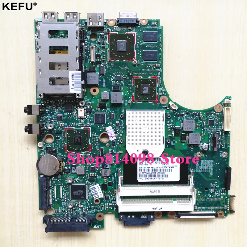 Материнская плата для ноутбука 585221 001 с disrecte Graphics подходит HP PROBOOK 4515S 4416S DDR2 100%