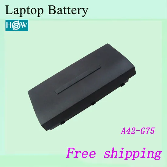 Бесплатная доставка высокое качество Аккумулятор для ноутбука ASUS A42 G75 14 4 В 5200 мАч