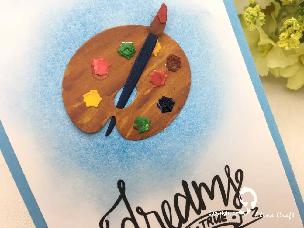 Металлические высекальные штампы Alinacutle 4 шт. цветная палитра картина сделай сам