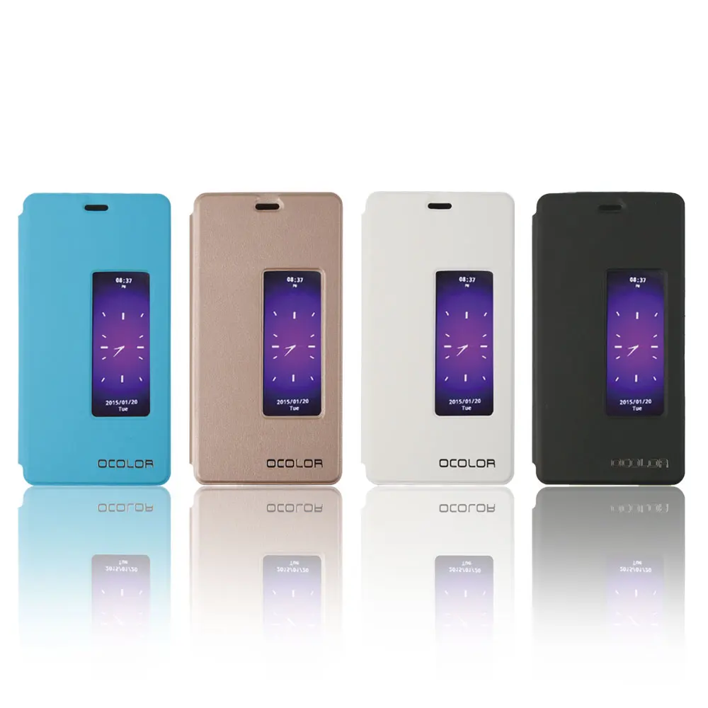 Ocolor для Elephone P9000 P9000E P9000D флип чехол Защита окна с силиконовым кожаным чехлом