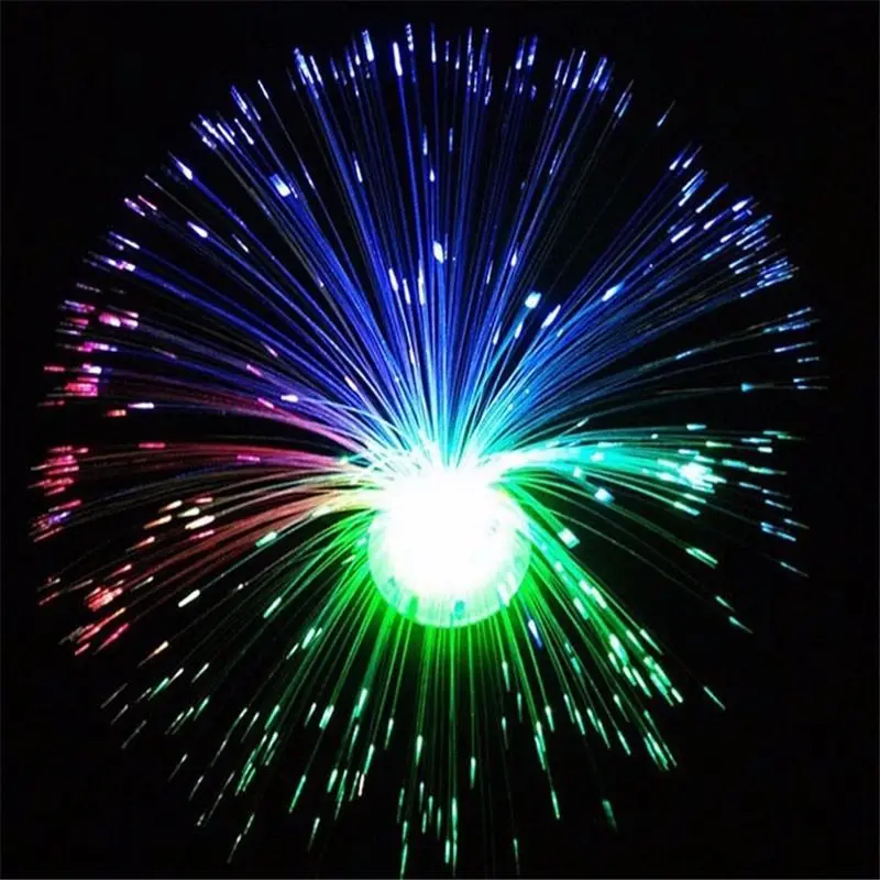 Красивая романтическая светодиодная лампа меняющая цвет волоконно оптическое