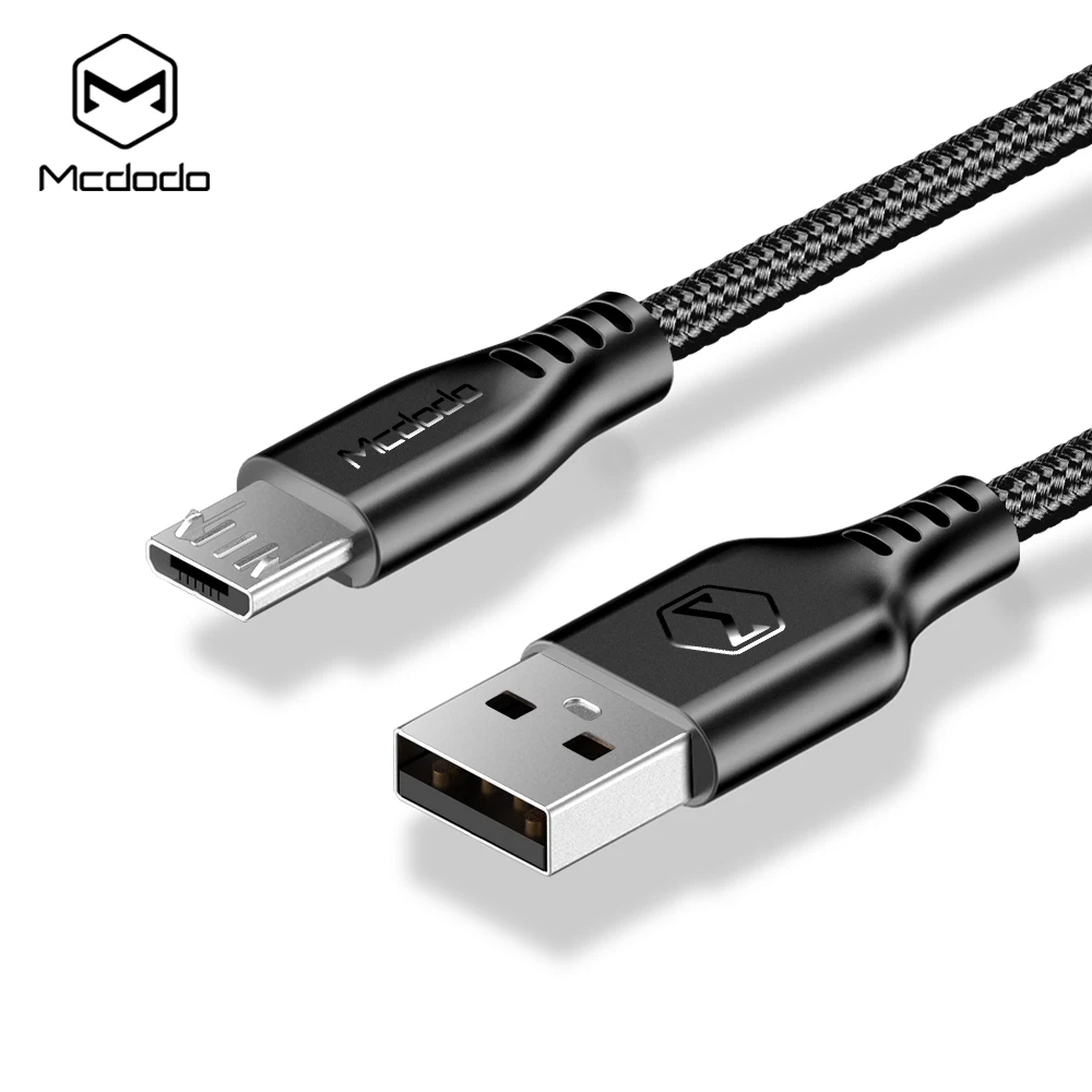 Mcdodo Micro USB кабель 2.4A Быстрая зарядка нейлоновый usb-кабель для передачи данных