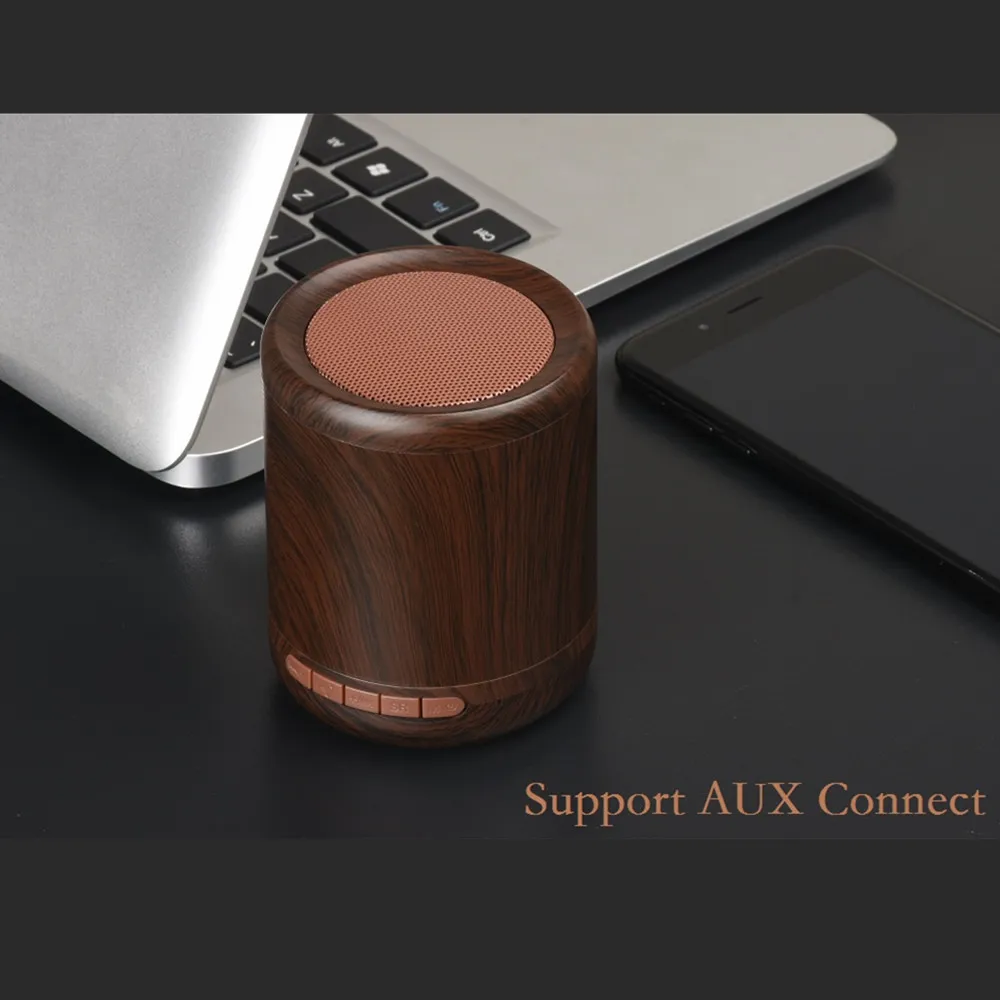 TOPROAD Деревянный беспроводной Bluetooth динамик мини портативный бас стерео Altavoz