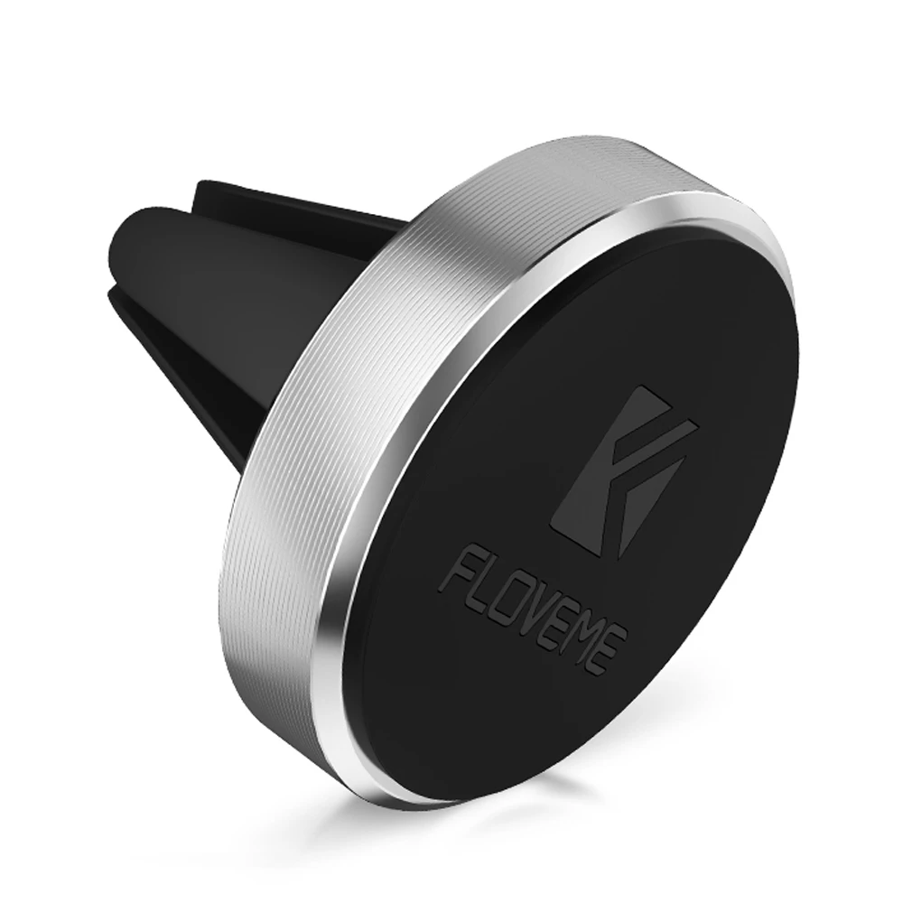mini Silver Автомобильный gps-держатель FLOVEME для iPhone 7, 6, 6S Plus, 5, 5S, SE, Аксессуары для samsung, Xiaomi, магнитный держатель на вентиляционное отверстие - Цвет: mini Silver
