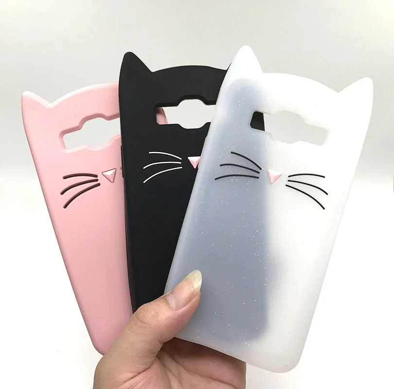 3D мультфильм Cat Чехол с единорогом для samsung J5 чехол силикон для samsung Galaxy J5 J5008 YC955 SM-J500F J500 J500F чехол для телефона