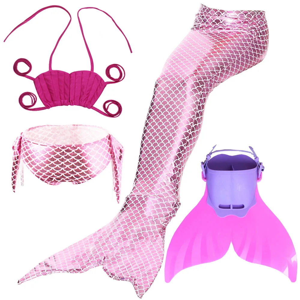 Детские спальные мешки с изображением Русалочки Моноласты хвосты для купания