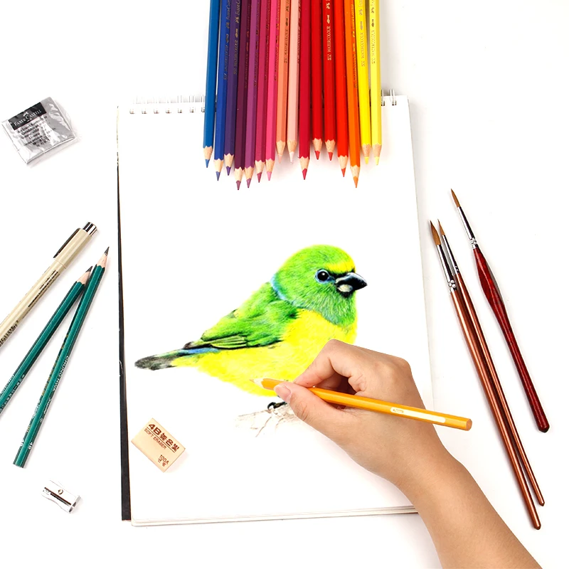 

FABER-CASTEL 72 Color Professional Water-Soluble Colored Pencils for Artist School Sketch Drawing Pen Children Special Gift