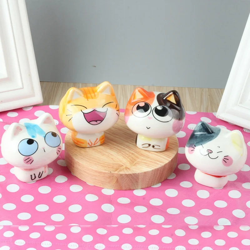 Креативные керамические Chubby Cat украшения стол мультфильм Животные Дети Девочки