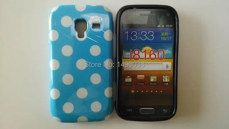 OEEKOI горошек точка ТПУ мягкий чехол для samsung Galaxy Ace 2 i8160 телефона бесплатно |