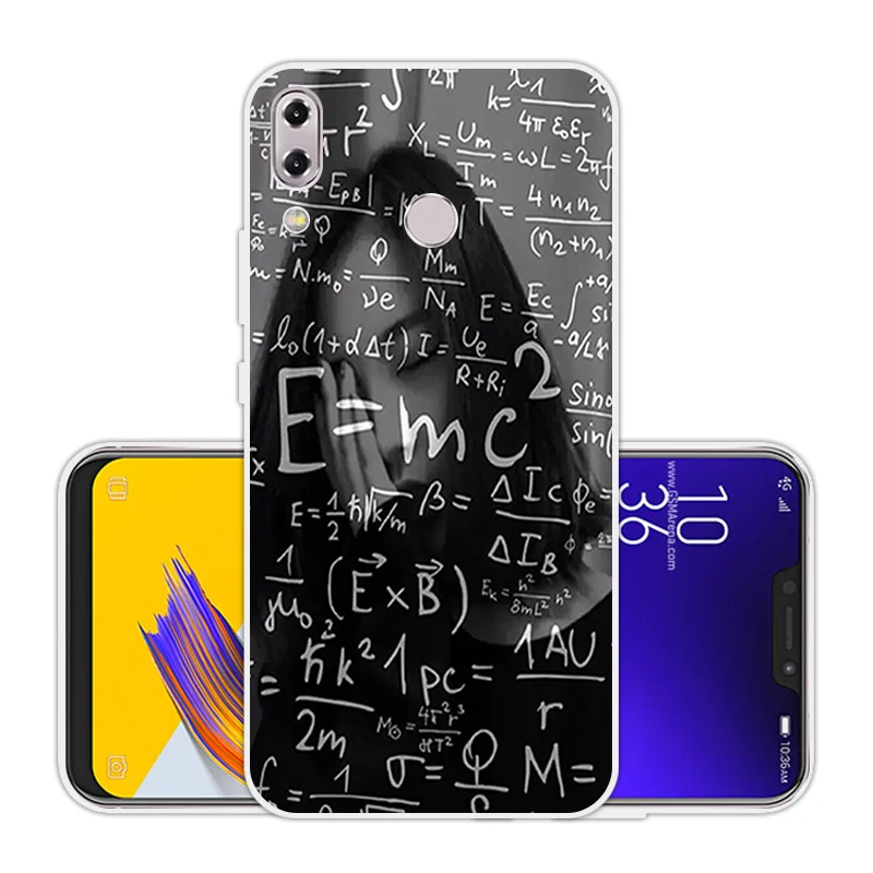 Для Asus Zenfone 5z ZS620KL прозрачный ТПУ чехол для телефона зеленый 6 2 &quotдля 5 ZE620KL Ультра