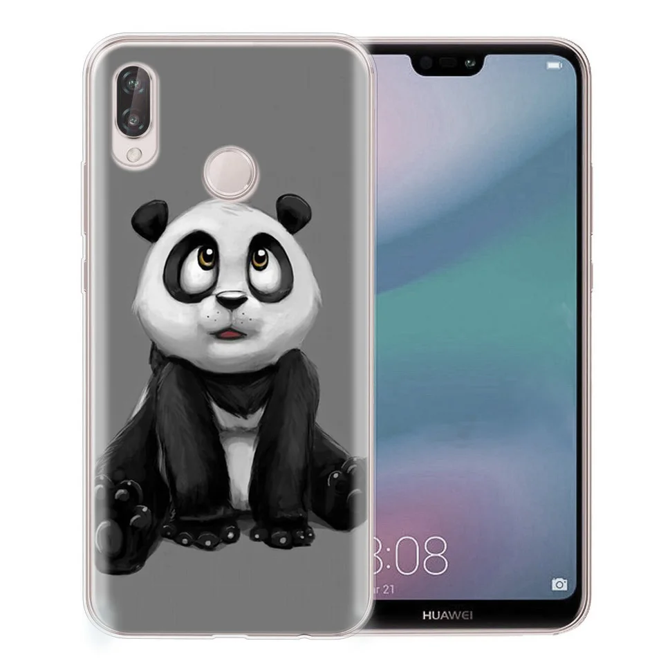Чехол для Huawei Honor 7A 8A 8X 8C 9 10 Mate 20 P9 P10 lite/P8 Lite Y5 II Nova 3 мягкий чехол из ТПУ с рисунком