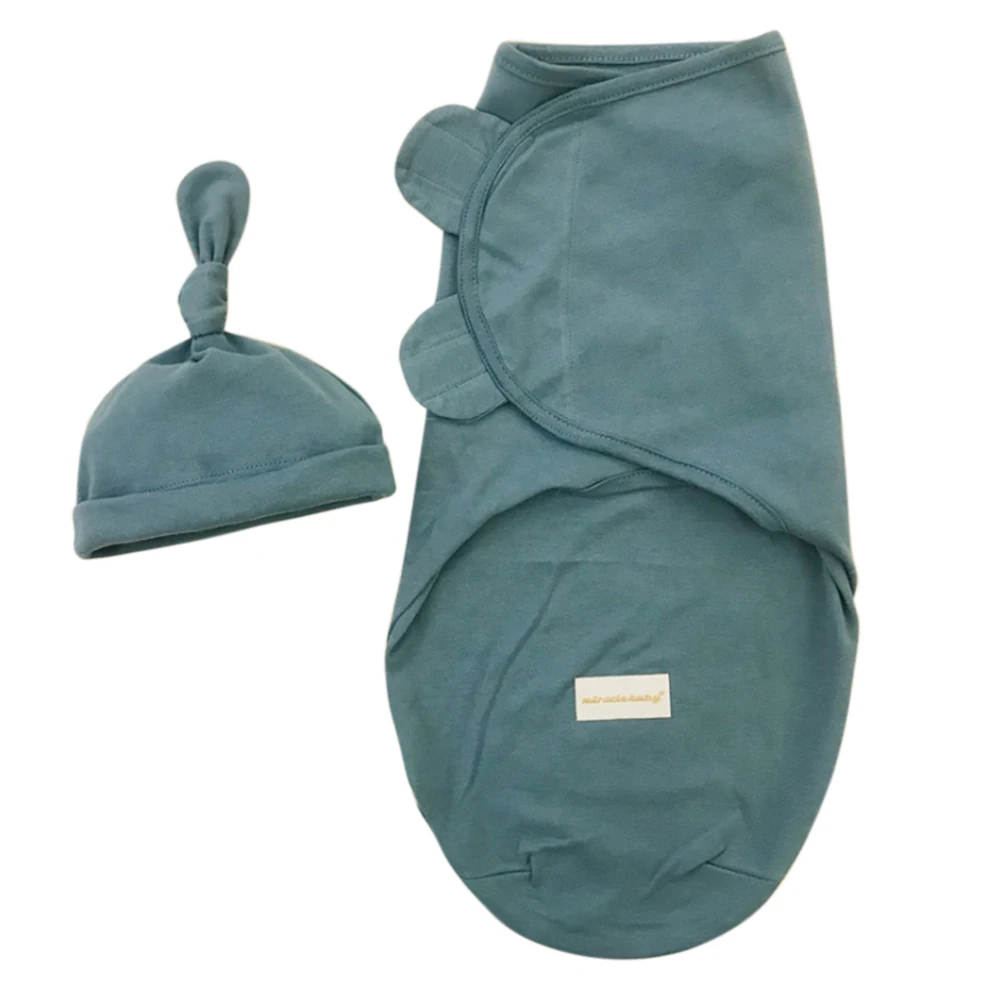 Style 18 large CALOFE/комплект из 2 предметов; пеленка для новорожденных+ шапочка; хлопковое детское одеяло; постельные принадлежности с героями мультфильмов; милый спальный мешок для детей 0-6 месяцев - Цвет: Style 18 large