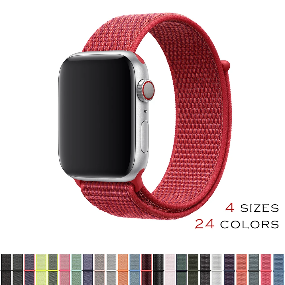 URVOI Спортивная петля для apple watch series 4 3 2 1 полоса светоотражающий ремешок iwatch