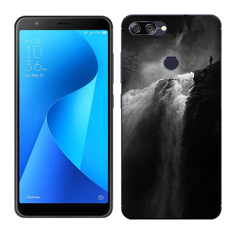 22 Для Asus Zenfone Max Plus M1 силиконовый чехол Land Луна роспись мягкий чехол для задней панели телефона для Asus Zenfone Max Plus M1 ZB570TL X018D - Цвет: 22
