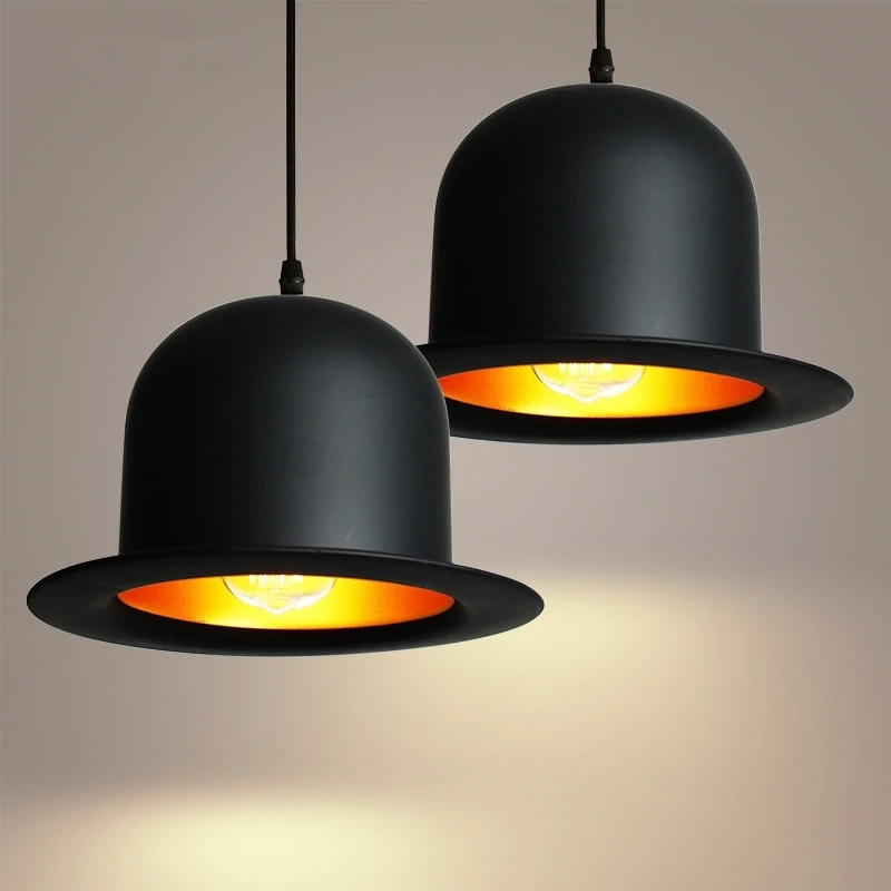 Винтажные подвесные светильники в виде шляпы джентльменов blublublublublublublublubluвера 110