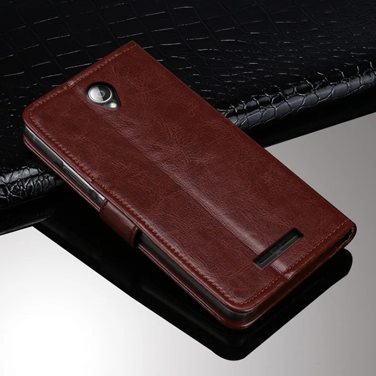 Роскошные Чехлы в стиле ретро флип-чехол для Lenovo A5000 искусственная кожа + кошелек