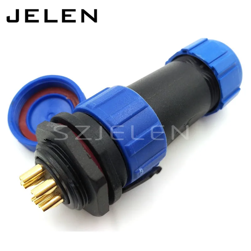 SP21 водонепроницаемый разъем 5 контактный штекер и гнездо кабель Электрический