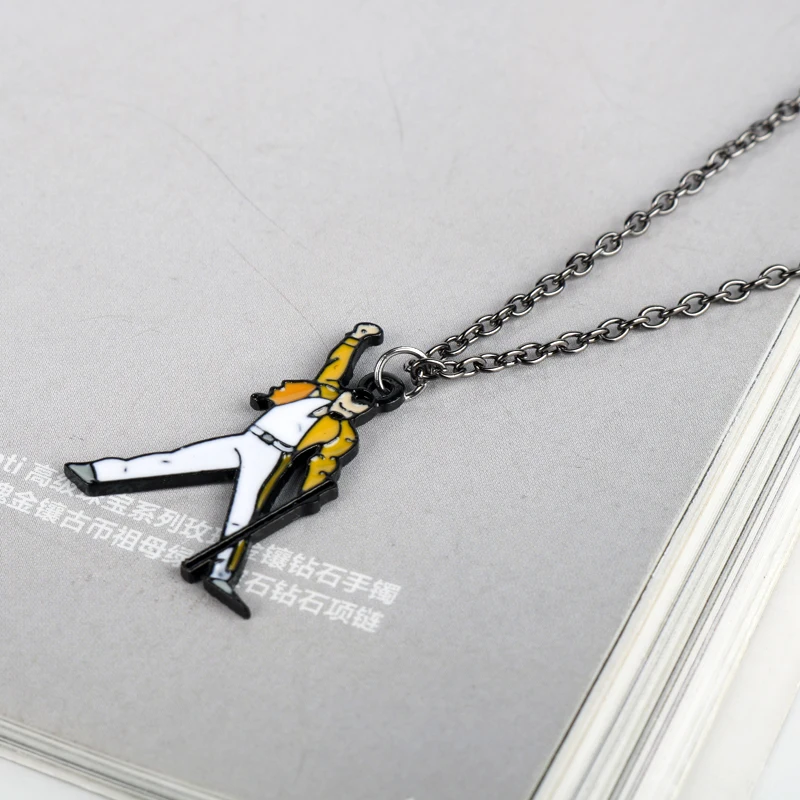 Рок Группа королева Фредди Меркурий ожерелье и кулон подарки модные ювелирные