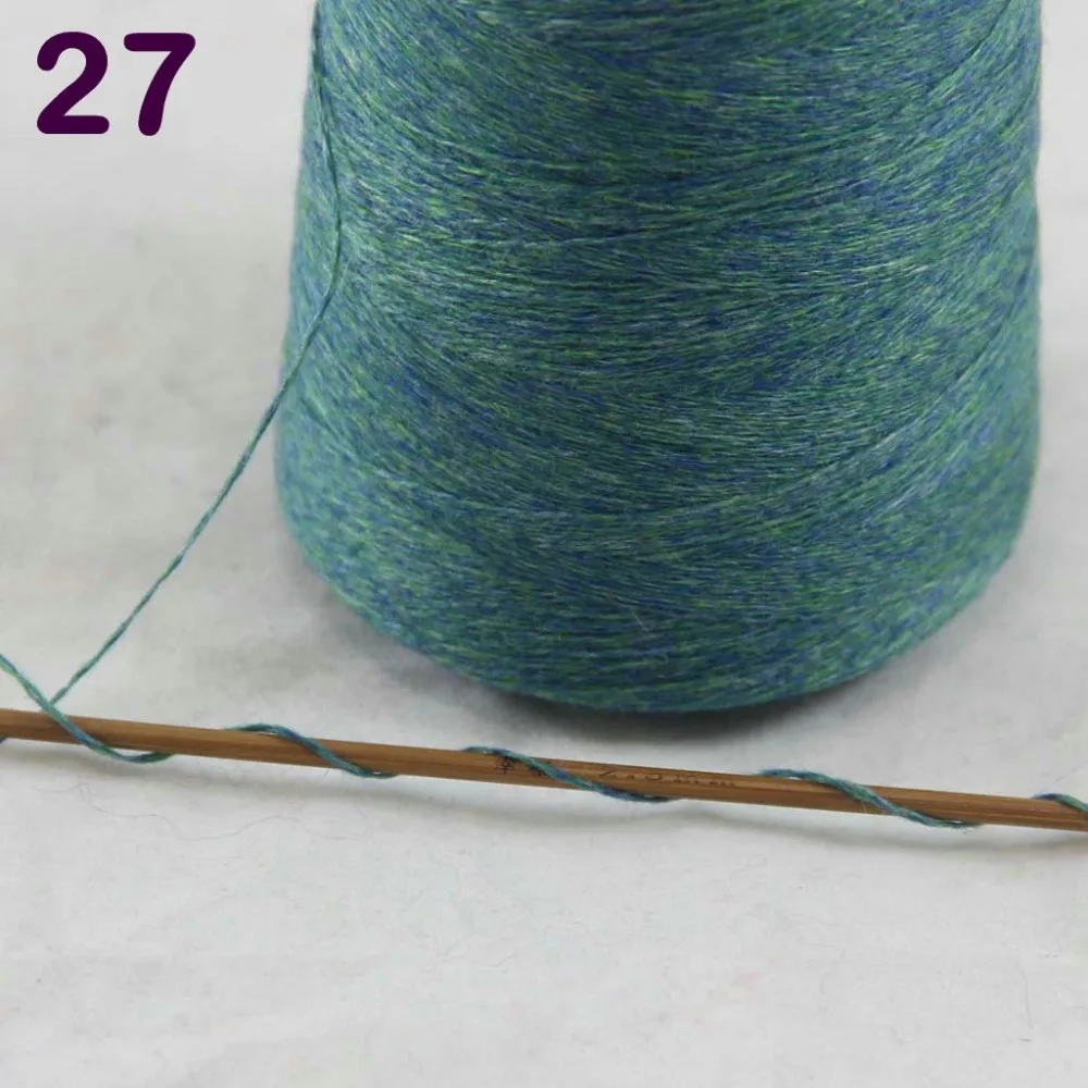 Sales 1X100g high quality 100% pure cashmere warm soft hand-woven tower yarn Green 26227 | Дом и сад