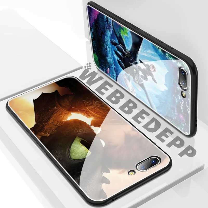 Чехол с закаленным стеклом Как приручить дракона 2 для Huawei Mate 20 P20 P10 P Smart 2019 2018 &amp