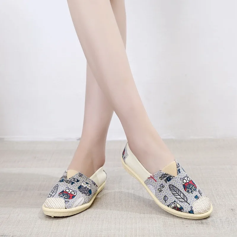 Женские эспадрильи больших размеров 40 удобные повседневные лоферы женская обувь