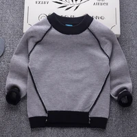 soft quality kids knitted wear boys sweaters fall winter pullover outwear children clothes