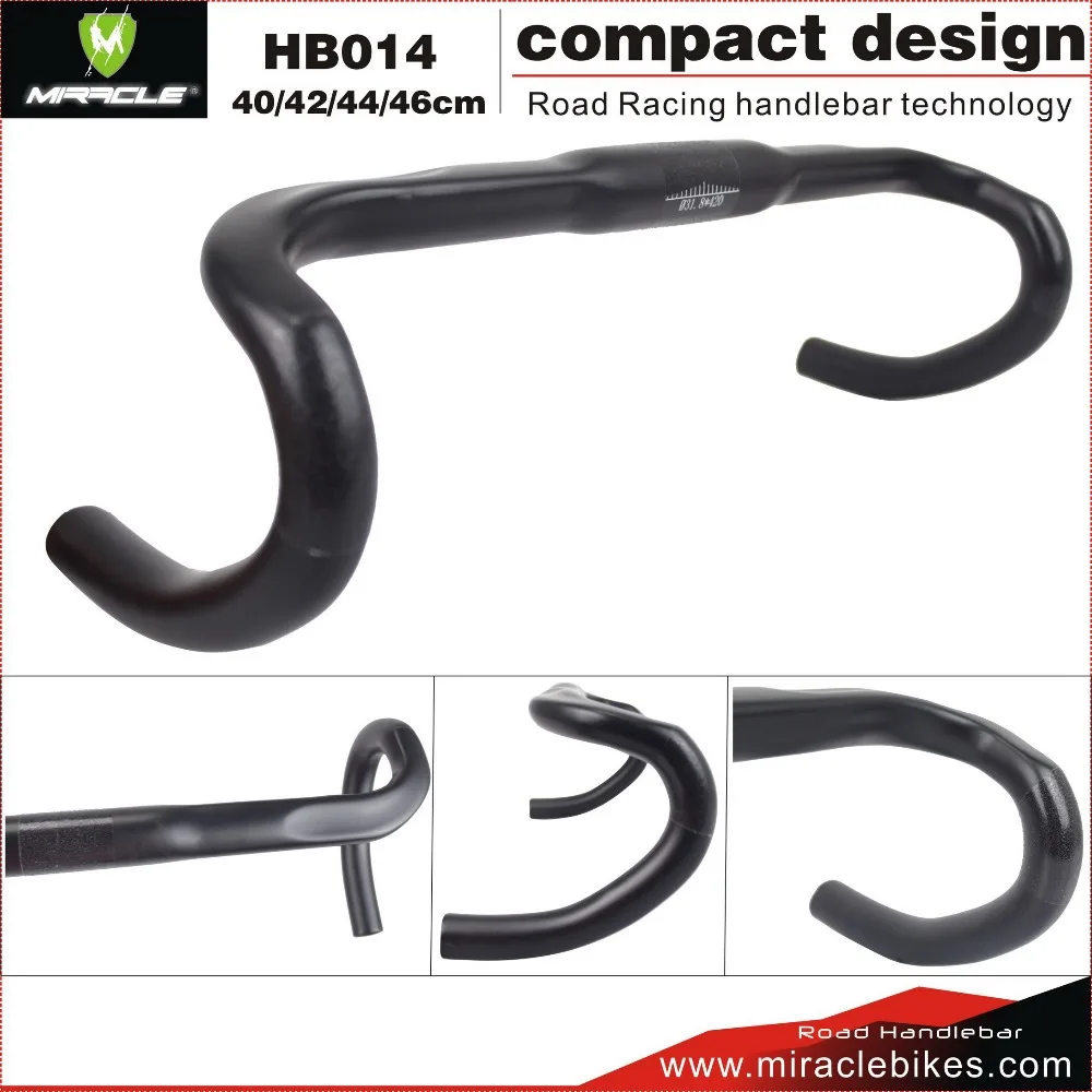 MIRACLE Official Store карбоновый компактный руль дорожный 31 8 мм x 400/420/440/460 мм|compact handlebar|carbon