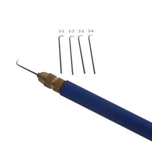 1 комплект держателей для игл для волос, 4 шт. (1-1,1-2,2-3,3-4) Пластиковые вентилируемые иглы для изготовления париков, сетчатые вентилируемые иглы