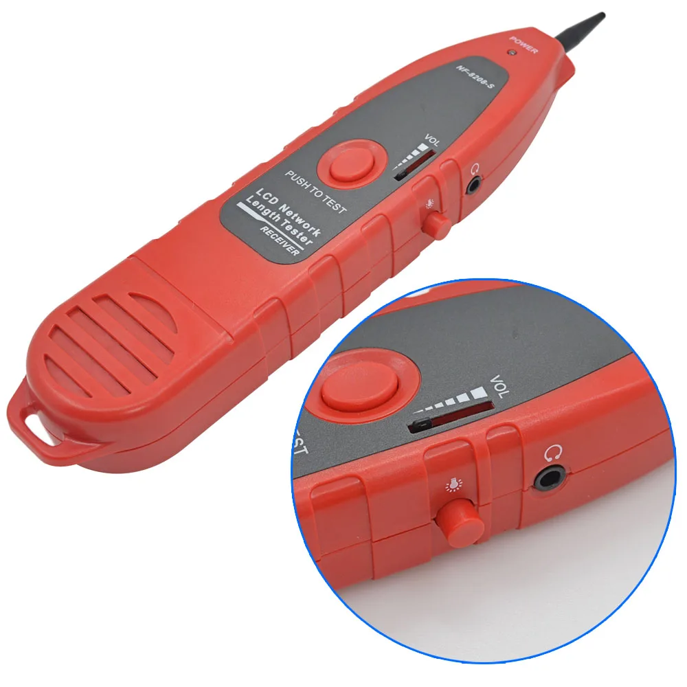 NOYAFA NF-8208 Ethernet LAN Сетевой кабель тестер диагностики Tone Tracer UTP STP RJ45 провода трекер с ЖК-дисплеем NF8208 оригинальная посылка