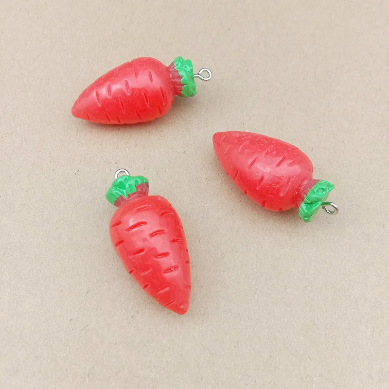 Бесплатная доставка 20 шт. 3D Цветные украшения из смолы DIY подвески для фруктов