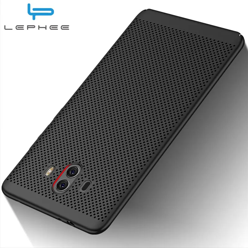 Lephee для Huawei Коврики 10 20 Pro чехол матовый Жесткий PC с отверстиями шлифованный