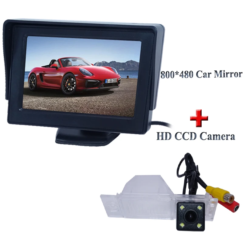 

Available from stock car parking camera with screen 4.3"car monitor bring hd ccd image snesor for Hyundai new Tucson IX35 2016