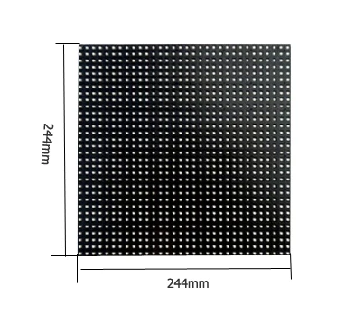 Kaler P7.62 Крытый SMD 3in1 полноцветный светодиодный дисплей модуль 1/16 сканирования 244*244