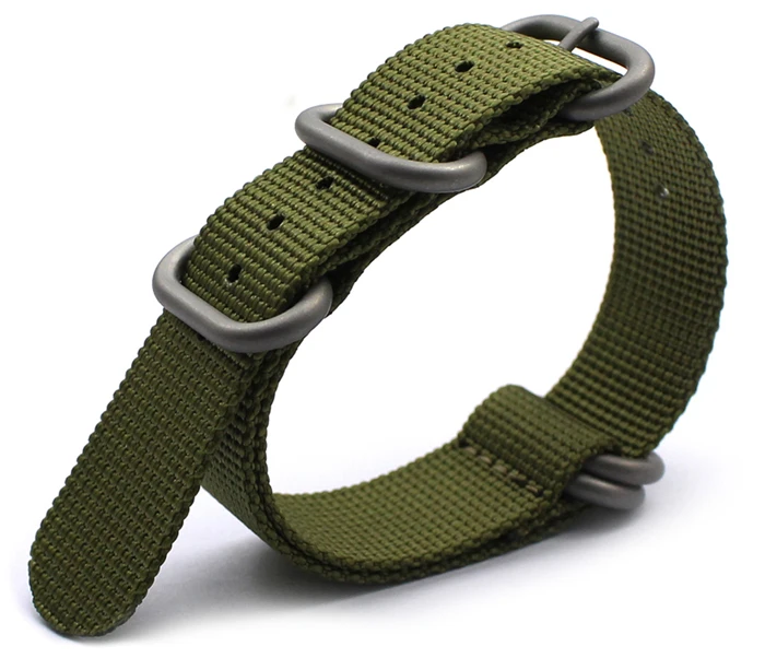 Высококачественный ремешок для наручных часов Nato толстый и мягкий нейлоновый